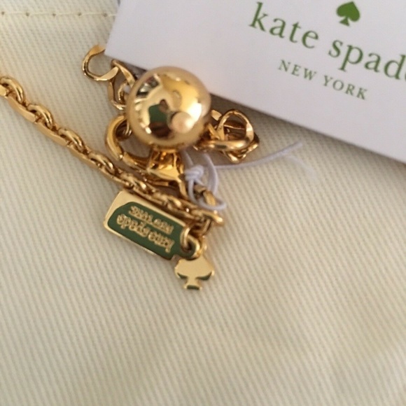 NWT Kate Spade Blush Crystal Glitzy Spritz Necklace - Picture 4 of 6
